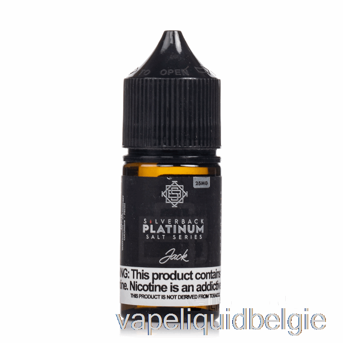 Vape België Jack - Zouten Uit De Silverback Platinum-serie - 30 Ml 25 Mg